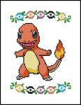 Charmander Portrait counted cross stitch kit