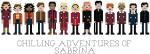 Chilling Adventures Of Sabrina themed counted cross stitch kit