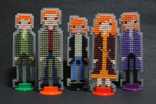 SALE! Weasley Family themed counted cross stitch kit picture
