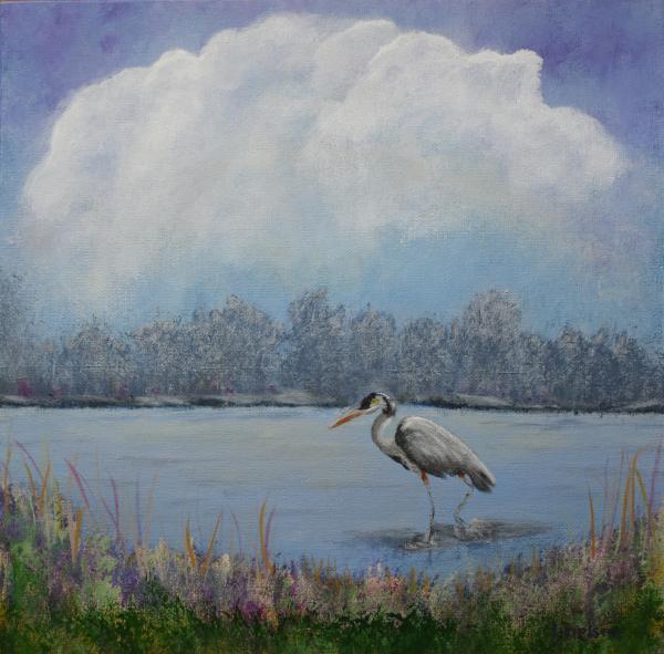 Blue Heron of the Creek