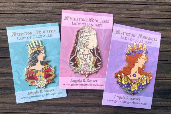 Enamel Pins - Goddesses of Winter picture