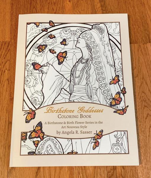 Birthstone Goddesses Coloring Book picture