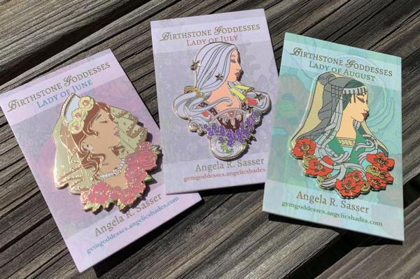 Enamel Pins - Goddesses of Summer picture