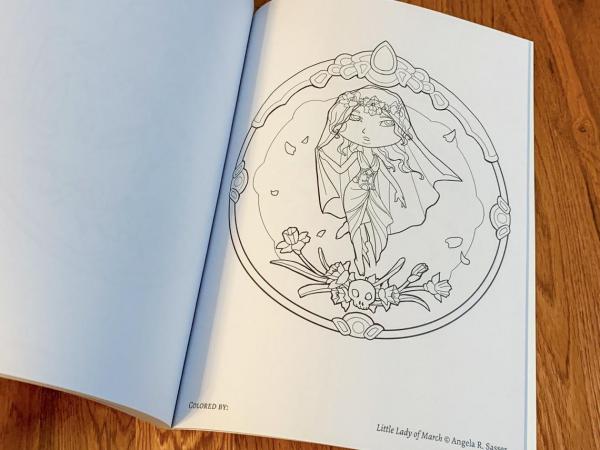 Birthstone Goddesses Coloring Book picture