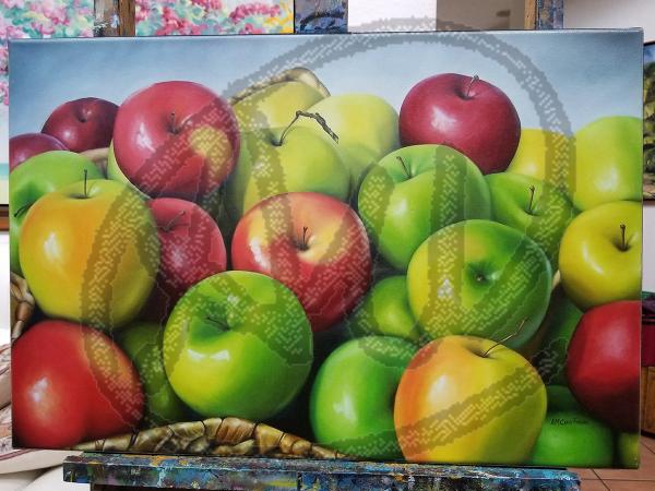 Multicolor 2 reproduction on canvas