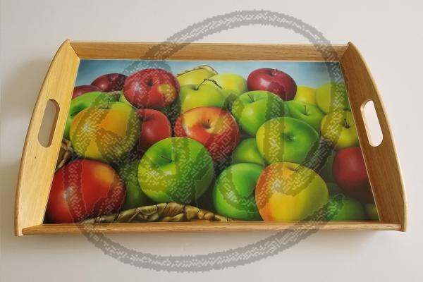 Multicolor 2 on a wood tray picture