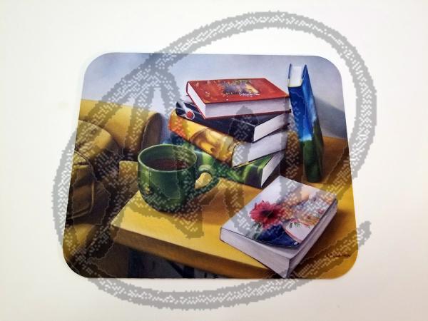 Reading time mouse pad