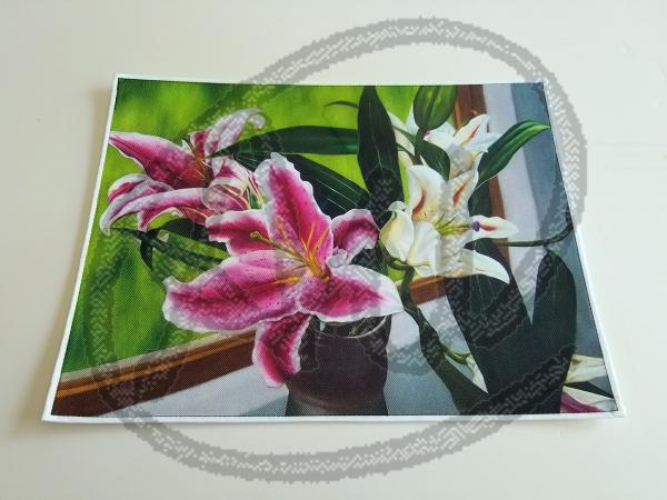 Star gazer lily placemat picture