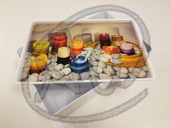 Multicultural small plastic box picture