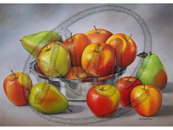 Warm apples oil on canvas picture