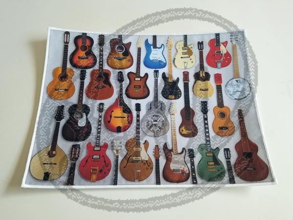 Guitars placemat picture