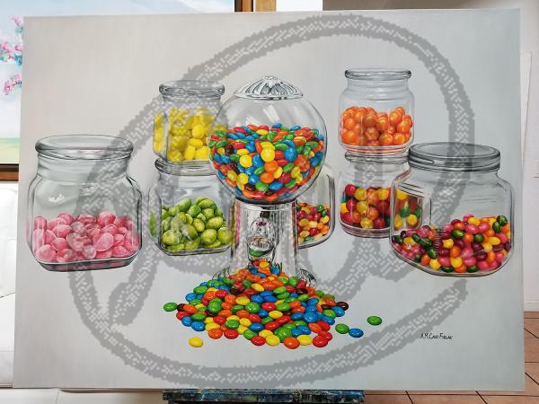 Silver Gumball oil on canvas