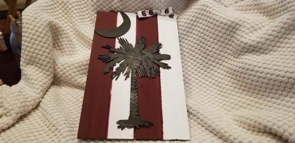 USC - Gamecocks Wood Palmetto Sign picture