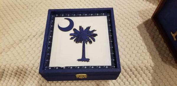 SC State Wood Trinket Box picture