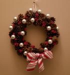 Christmas Pinecone Wreath