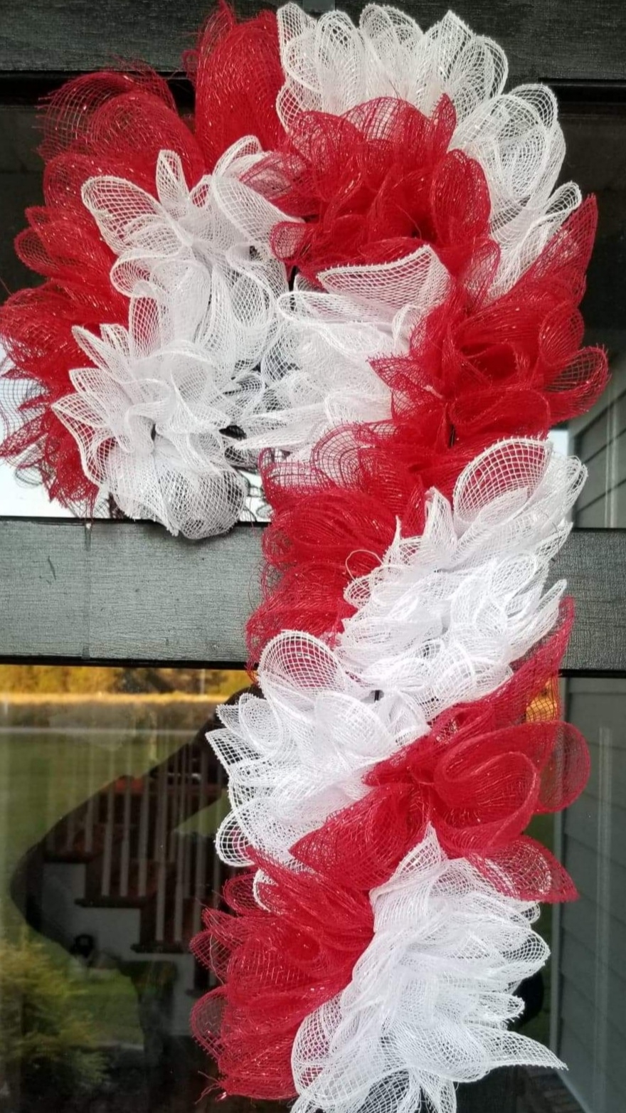 Candy Cane Wreath/Door Hanger picture