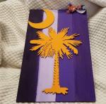 Clemson Wood PalmettoSign