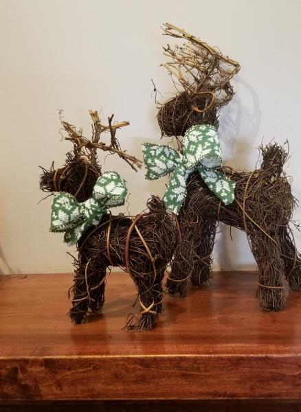 Angel Vine Pair of Reindeer picture