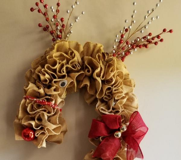 Reindeer Door Hanger