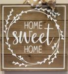 "Home Sweet Home" wood dign