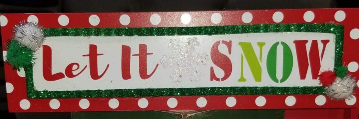 Let It Snow Sign picture