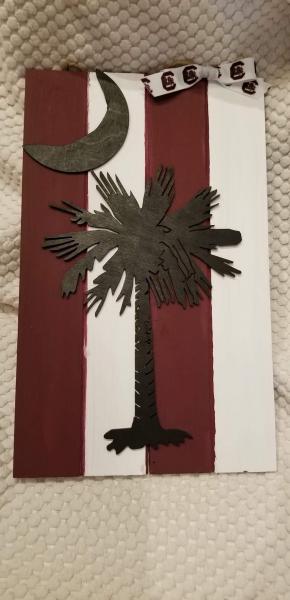 USC - Gamecocks Wood Palmetto Sign picture