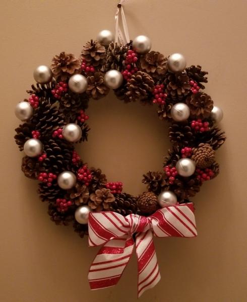 Christmas Pinecone Wreath picture