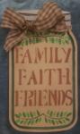 "Family Faith Friends" - Med.