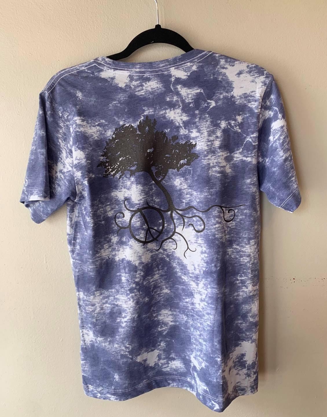 Blue Tie-dye Tree w/ roots picture