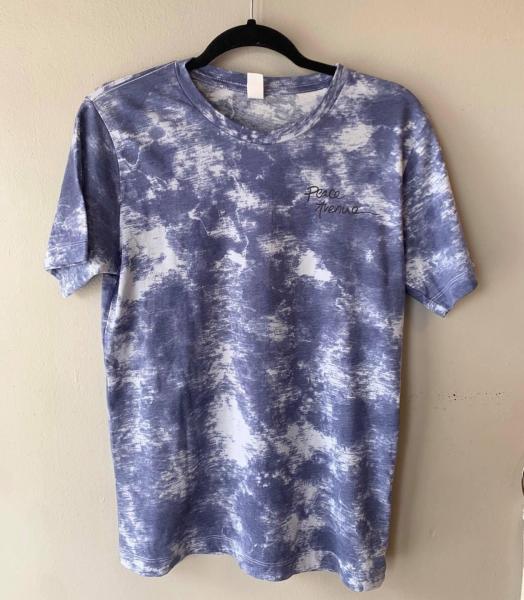Blue Tie-dye Tree w/ roots