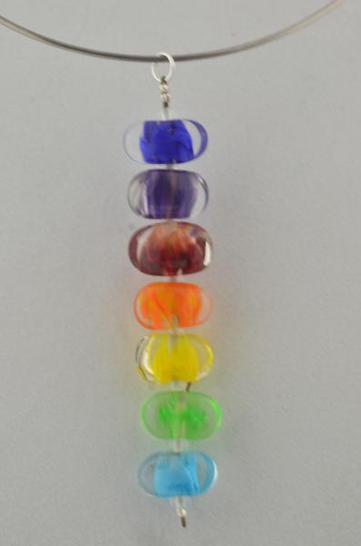 rainbow totem pendant