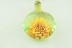 yellow rose pendant