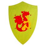 Shield with Red Dragon