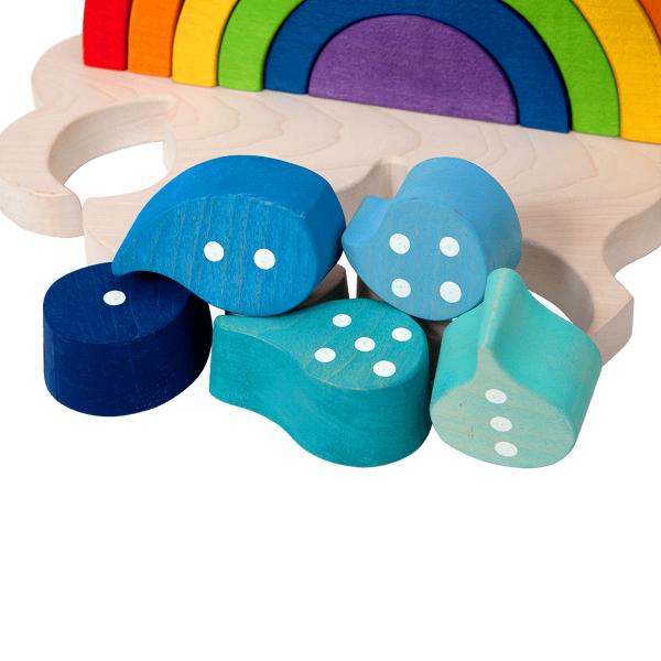 Rainy Rainbow Shape Sorter picture