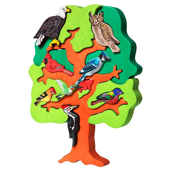 North American Bird Tree Puzzle picture