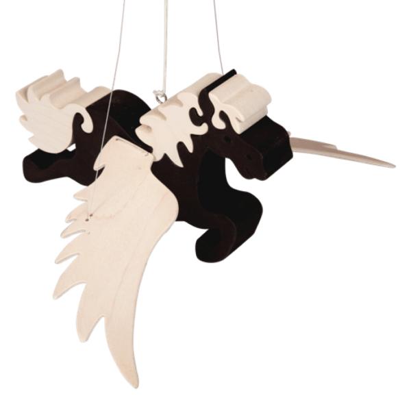 Black Pegasus Flying Toy