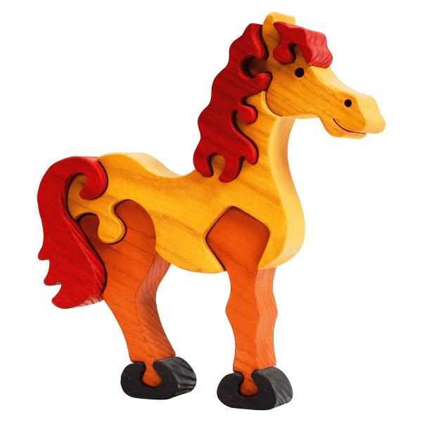 Horse Puzzle Gold