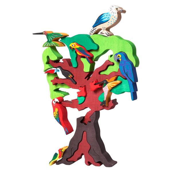 South American Bird Tree Puzzle picture
