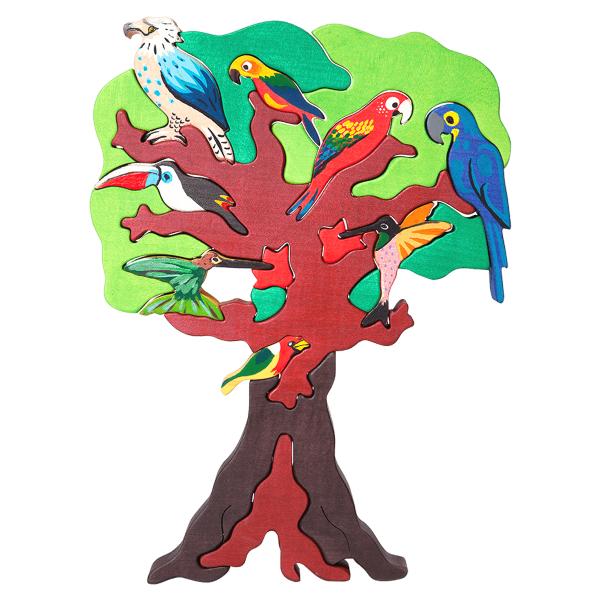 South American Bird Tree Puzzle picture
