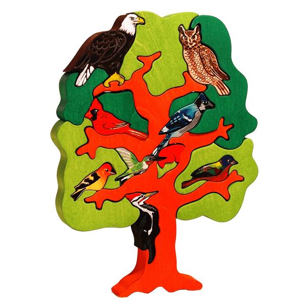 North American Bird Tree Puzzle picture