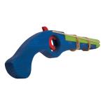 Wooden Rubber Band Pistol Blue