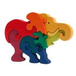 Elephant Family Puzzle