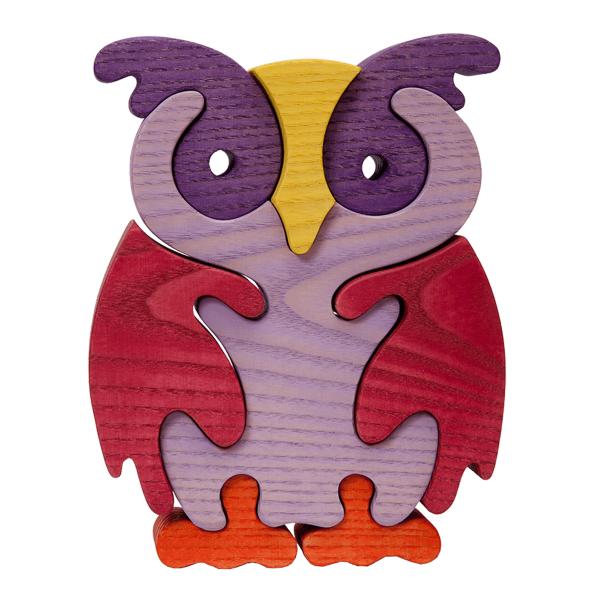Owl Puzzle Violet