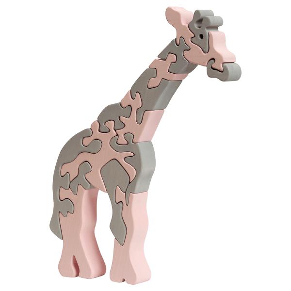 Giraffe Puzzle Pink