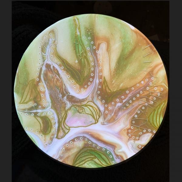 8in Acrylic Flow and Resin Rounds picture