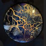 3.5in Round Acrylic Bloom Ornaments