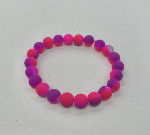 Neon Purple/Pink Bracelet