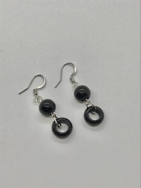 Black Dangly Earrings picture