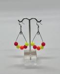 Colorful Neon Teardrop Earrings