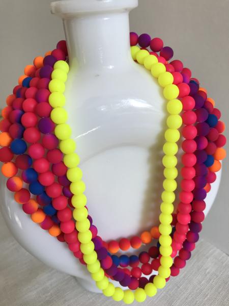 Neon Orange & Pink Necklace picture